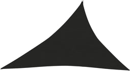 vidaXL - Zonnezeil - 160 - g/m² - 4x5x6,8 - m - HDPE - zwart