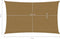 vidaXL - Zonnezeil - 160 - g/m² - 4x7 - m - HDPE - taupe