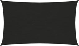 vidaXL - Zonnezeil - 160 - g/m² - 4x7 - m - HDPE - zwart