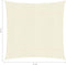vidaXL - Zonnezeil - 160 - g/m² - 5x5 - m - HDPE - crèmekleurig