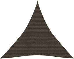 vidaXL - Zonnezeil - 160 - g/m² - 5x5x5 - m - HDPE - bruin