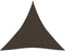 vidaXL - Zonnezeil - 160 - g/m² - 5x5x5 - m - HDPE - bruin