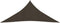 vidaXL - Zonnezeil - 160 - g/m² - 5x5x5 - m - HDPE - bruin