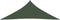 vidaXL - Zonnezeil - 160 - g/m² - 5x5x5 - m - HDPE - donkergroen