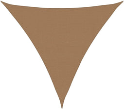 vidaXL - Zonnezeil - 160 - g/m² - 5x5x5 - m - HDPE - taupe
