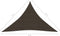 vidaXL - Zonnezeil - 160 - g/m² - 5x5x6 - m - HDPE - bruin