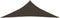 vidaXL - Zonnezeil - 160 - g/m² - 5x5x6 - m - HDPE - bruin