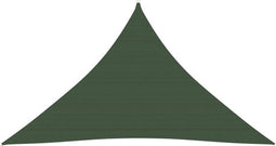 vidaXL - Zonnezeil - 160 - g/m² - 5x5x6 - m - HDPE - donkergroen