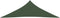 vidaXL - Zonnezeil - 160 - g/m² - 5x5x6 - m - HDPE - donkergroen