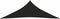 vidaXL - Zonnezeil - 160 - g/m² - 5x5x6 - m - HDPE - zwart