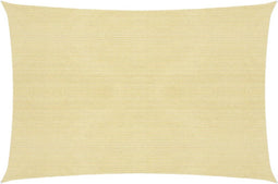 vidaXL - Zonnezeil - 160 - g/m² - 5x6 - m - HDPE - beige