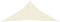 vidaXL - Zonnezeil - 160 - g/m² - 5x6x6 - m - HDPE - crèmekleurig