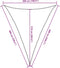vidaXL - Zonnezeil - 160 - g/m² - 5x6x6 - m - HDPE - taupe