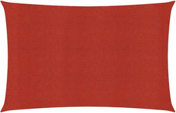 vidaXL - Zonnezeil - 160 - g/m² - 5x7 - m - HDPE - rood