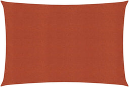 vidaXL - Zonnezeil - 160 - g/m² - 5x7 - m - HDPE - terracottakleurig