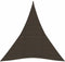 vidaXL - Zonnezeil - 160 - g/m² - 5x7x7 - m - HDPE - bruin