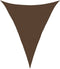 vidaXL - Zonnezeil - 160 - g/m² - 5x7x7 - m - HDPE - bruin