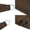 vidaXL - Zonnezeil - 160 - g/m² - 5x7x7 - m - HDPE - bruin