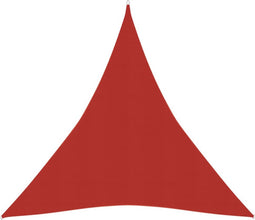vidaXL - Zonnezeil - 160 - g/m² - 5x7x7 - m - HDPE - rood