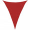vidaXL - Zonnezeil - 160 - g/m² - 5x7x7 - m - HDPE - rood