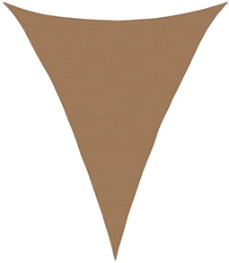 vidaXL - Zonnezeil - 160 - g/m² - 5x7x7 - m - HDPE - taupe