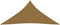 vidaXL - Zonnezeil - 160 - g/m² - 5x7x7 - m - HDPE - taupe
