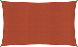 vidaXL - Zonnezeil - 160 - g/m² - 5x8 - m - HDPE - terracottakleurig