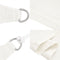 vidaXL - Zonnezeil - 160 - g/m² - 5x8 - m - HDPE - wit