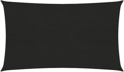 vidaXL - Zonnezeil - 160 - g/m² - 5x8 - m - HDPE - zwart