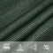 vidaXL - Zonnezeil - 160 - g/m² - 6x6 - m - HDPE - donkergroen