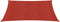 vidaXL - Zonnezeil - 160 - g/m² - 6x6 - m - HDPE - rood