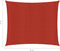 vidaXL - Zonnezeil - 160 - g/m² - 6x6 - m - HDPE - rood