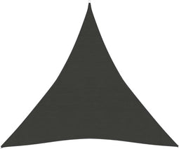 vidaXL - Zonnezeil - 160 - g/m² - 6x6x6 - m - HDPE - antracietkleurig
