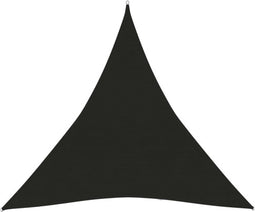 vidaXL - Zonnezeil - 160 - g/m² - 6x6x6 - m - HDPE - zwart
