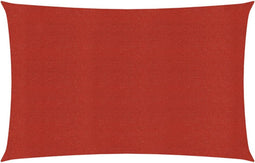 vidaXL - Zonnezeil - 160 - g/m² - 6x7 - m - HDPE - rood