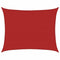 vidaXL - Zonnezeil - 160 - g/m² - 6x7 - m - HDPE - rood