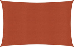 vidaXL - Zonnezeil - 160 - g/m² - 6x7 - m - HDPE - terracottakleurig