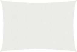 vidaXL - Zonnezeil - 160 - g/m² - 6x8 - m - HDPE - wit