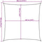 vidaXL - Zonnezeil - 160 - g/m² - 7x7 - m - HDPE - terracottakleurig