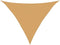 vidaXL - Zonnezeil - 160 - g/m² - driehoekig - 2,5x2,5x3,5 - m - HDPE - zandkleurig