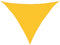 vidaXL - Zonnezeil - 160 - g/m² - driehoekig - 2,5x2,5x3,5 - m - HDPE - geel