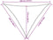 vidaXL - Zonnezeil - 160 - g/m² - driehoekig - 2,5x2,5x3,5 - m - HDPE - oranje