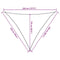 vidaXL - Zonnezeil - 160 - g/m² - driehoekig - 2,5x2,5x3,5 - m - HDPE - zandkleurig