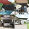 vidaXL - Zonnezeil - 160 - g/m² - driehoekig - 2,5x2,5x3,5 - m - HDPE - geel