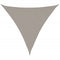 vidaXL - Zonnezeil - 160 - g/m² - driehoekig - 3,6x3,6x3,6 - m - HDPE - lichtgrijs