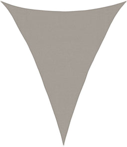 vidaXL - Zonnezeil - 160 - g/m² - driehoekig - 3x4x4 - m - HDPE - lichtgrijs