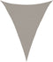vidaXL - Zonnezeil - 160 - g/m² - driehoekig - 3x4x4 - m - HDPE - lichtgrijs
