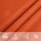 vidaXL - Zonnezeil - 160 - g/m² - driehoekig - 3x4x5 - m - HDPE - oranje