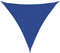 vidaXL - Zonnezeil - 160 - g/m² - driehoekig - 4,5x4,5x4,5 - m - HDPE - blauw