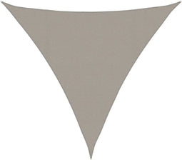 vidaXL - Zonnezeil - 160 - g/m² - driehoekig - 4,5x4,5x4,5 - m - HDPE - lichtgrijs